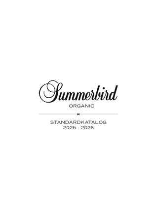 Katalog SummerBird organic Standard katalog 2025-2026